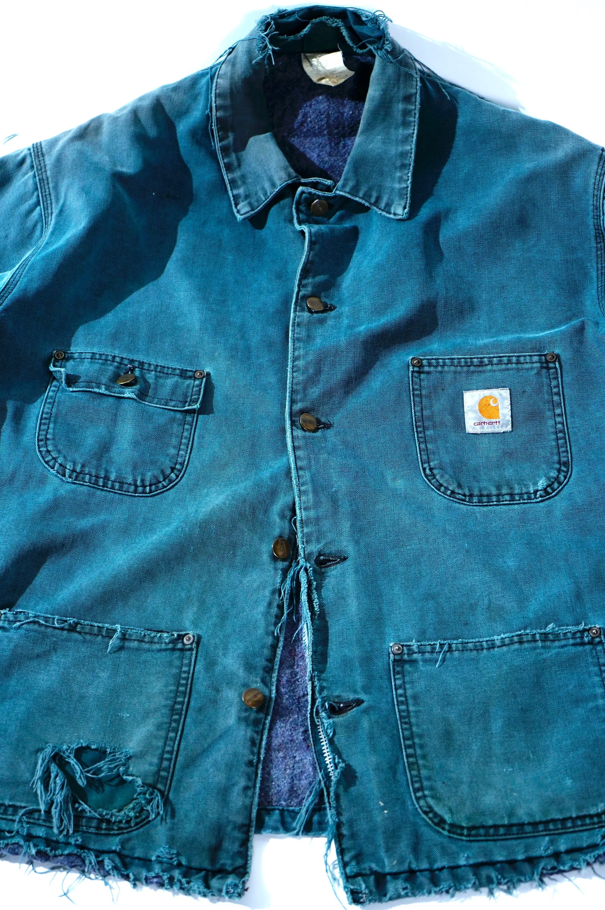 80's "Carhartt" - Dirty Duck Chore Coat -