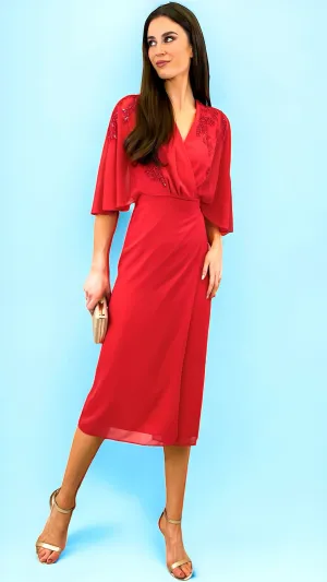 A1496 Hope & Ivy Jolie Wrap Dress