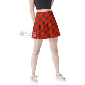 Adair Tartan Women's Plated Mini Skirt