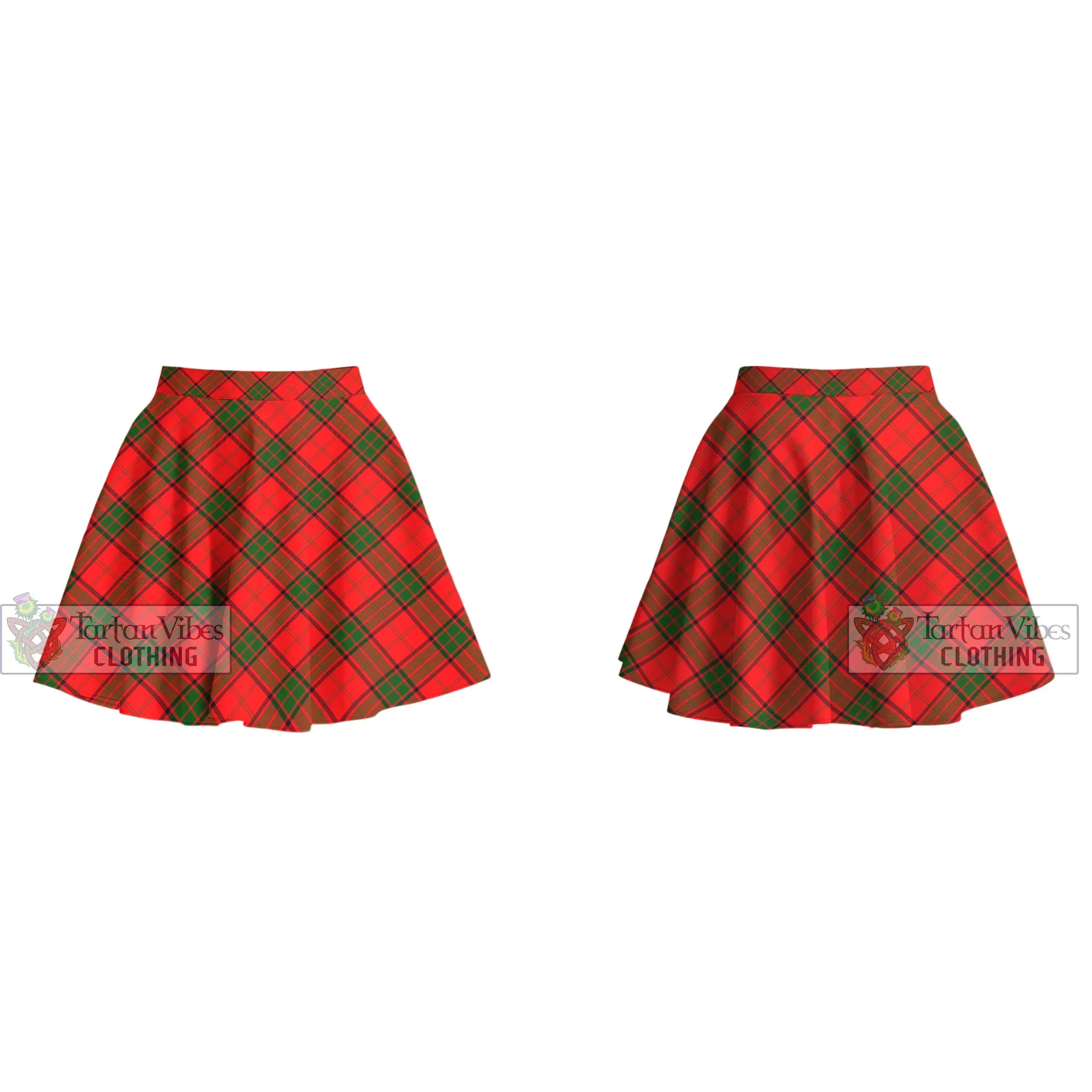 Adair Tartan Women's Plated Mini Skirt