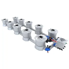 ALIEN Hydroponics V-SYSTEM 10 Pot 2 Row Kit