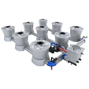 ALIEN Hydroponics V-SYSTEM 9 Pot 3 Row Kit