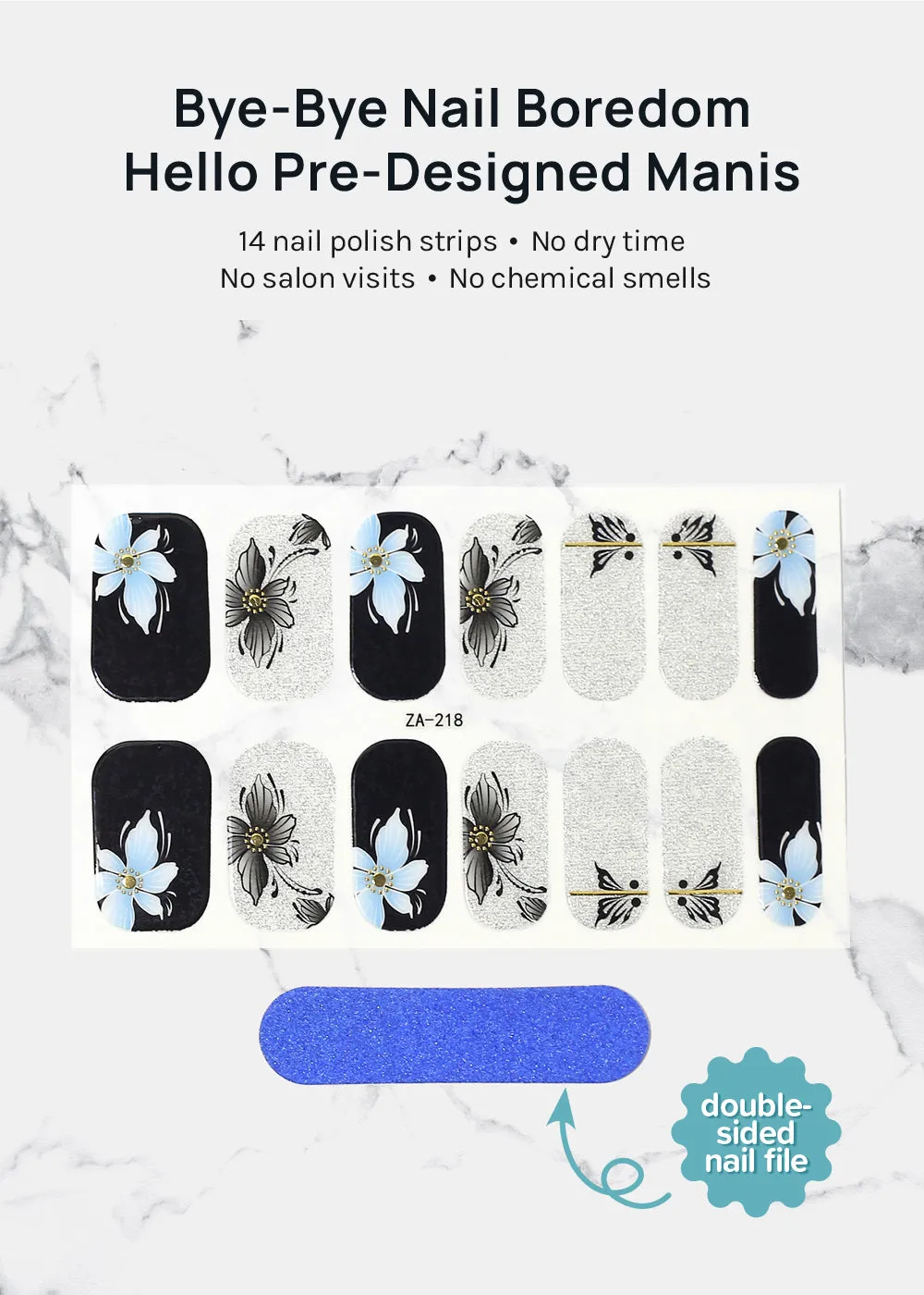 AOA Nail Polish Strips: Tree Star