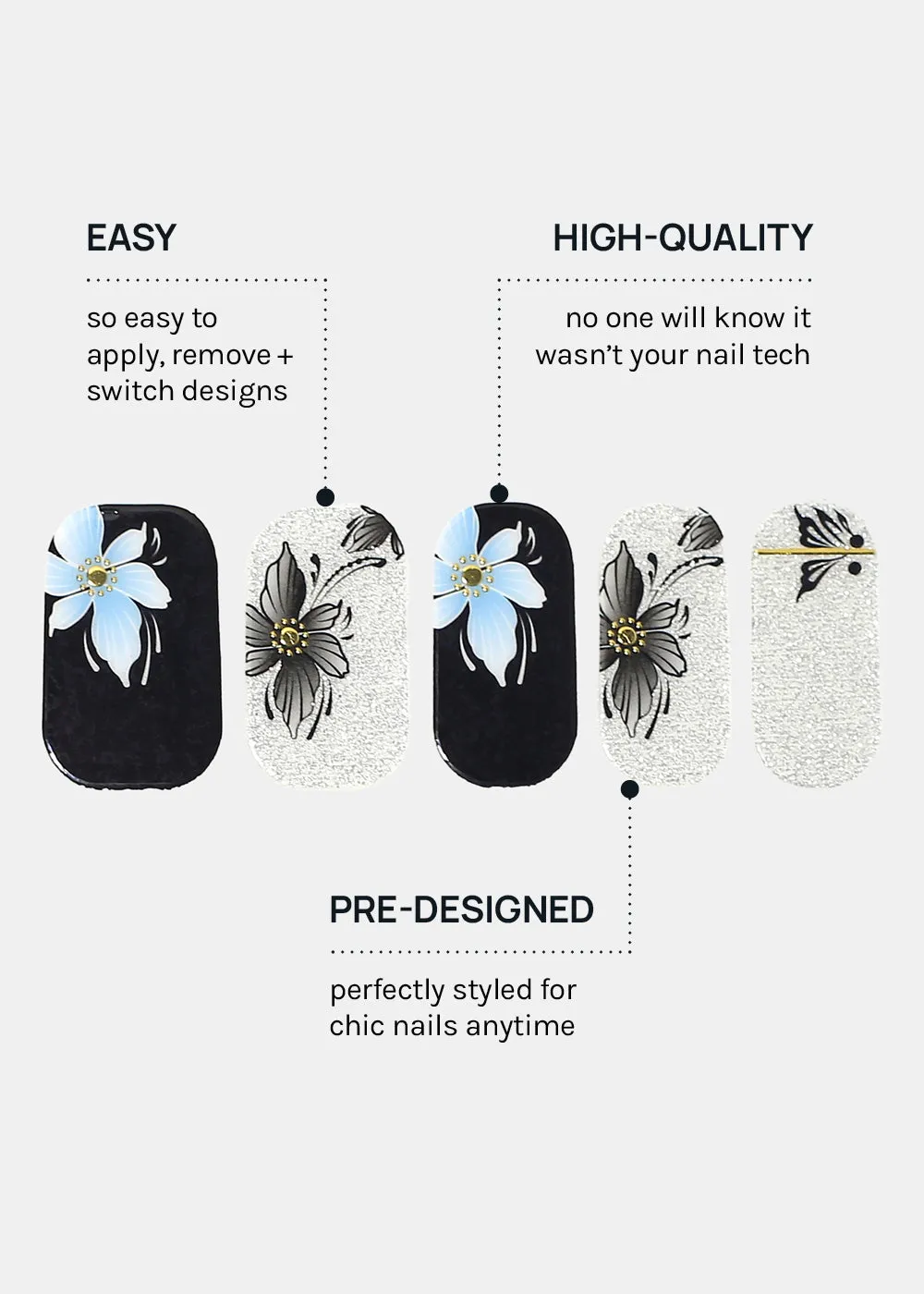 AOA Nail Polish Strips: Tree Star