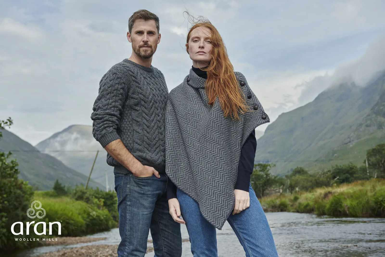 Aran Woollen Mills - B814 | poncho