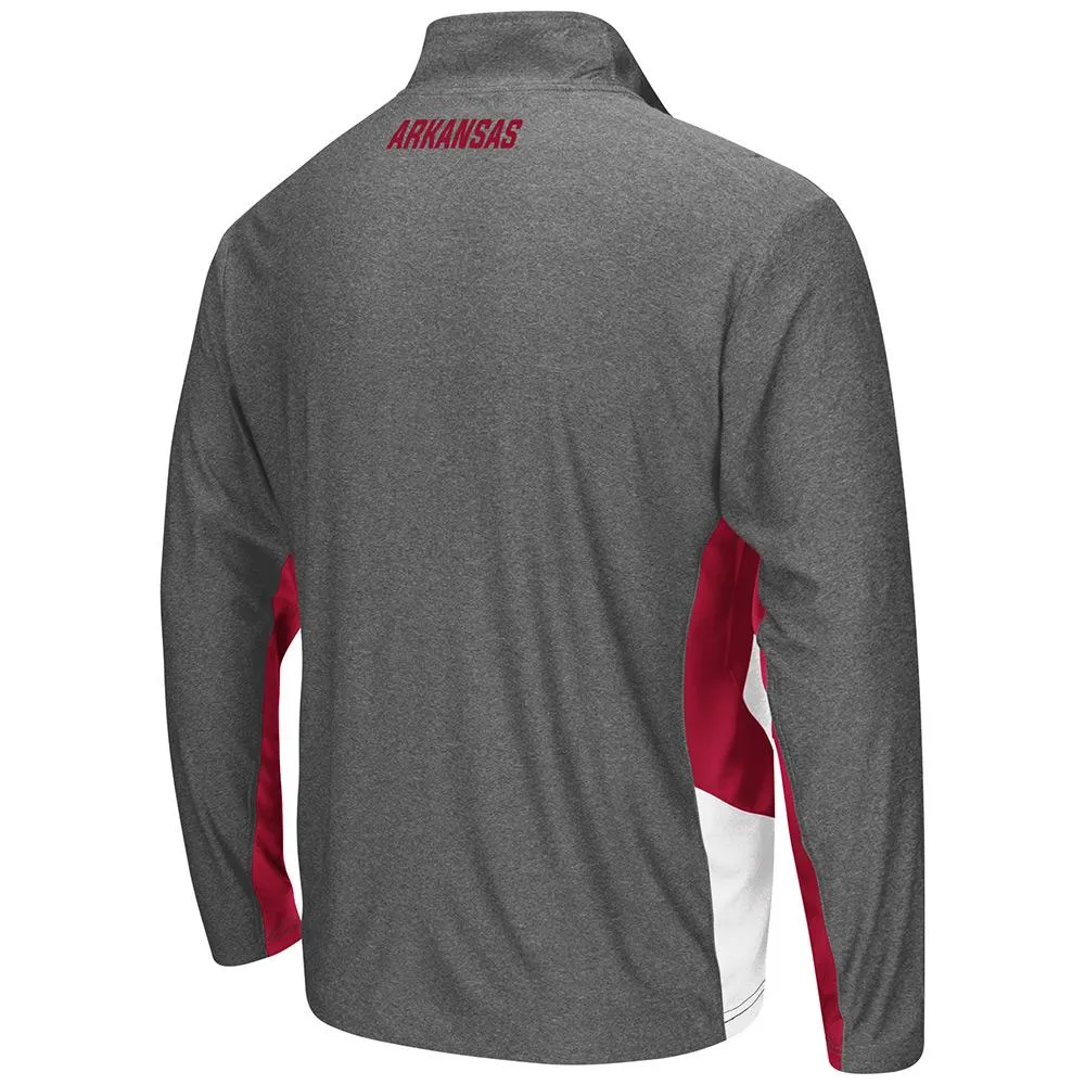 Arkansas Razorbacks Colosseum Lightweight 1/4 Zip Performance Pullover Windshirt