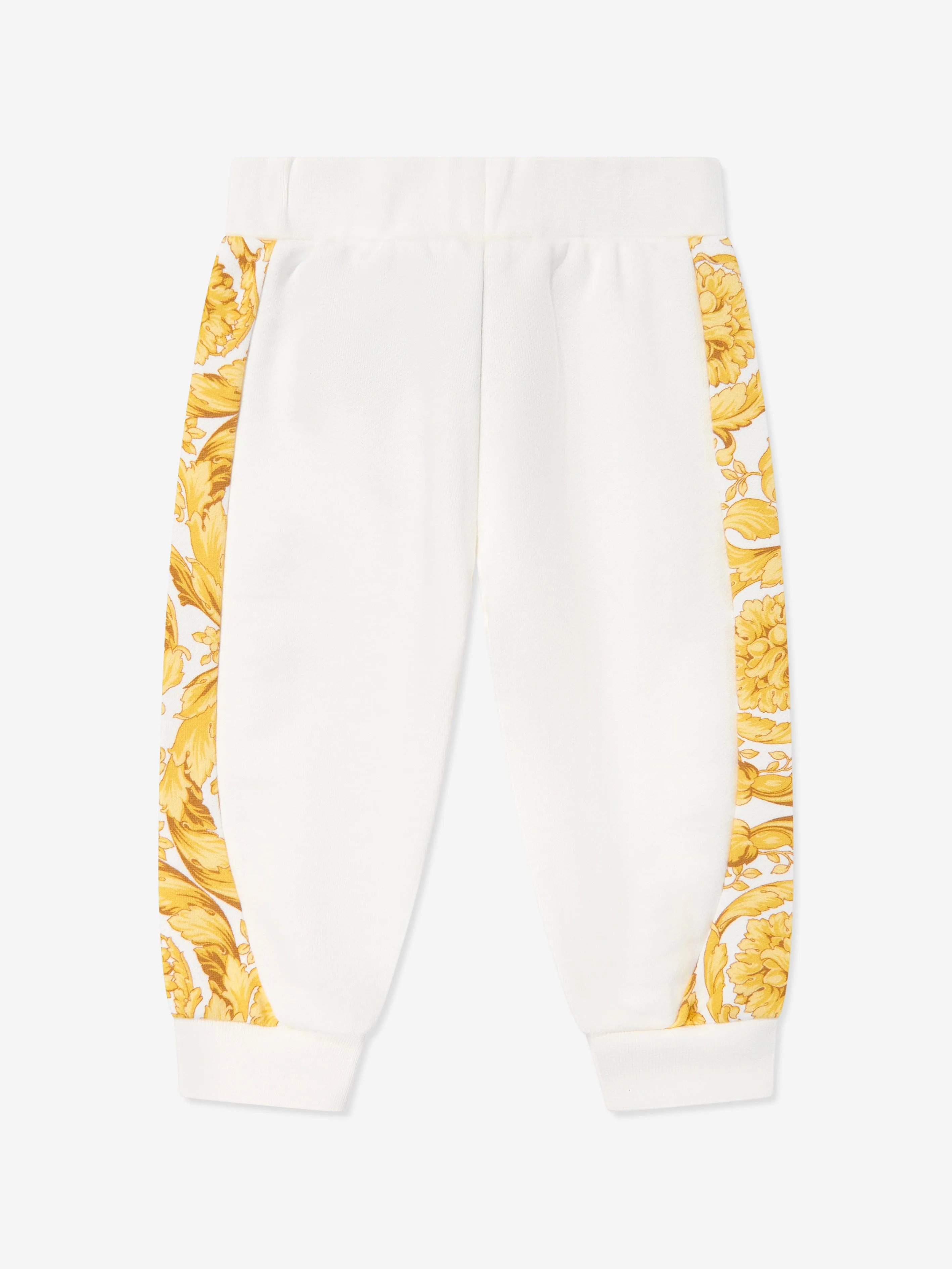 Baby Barocco Logo Joggers in White