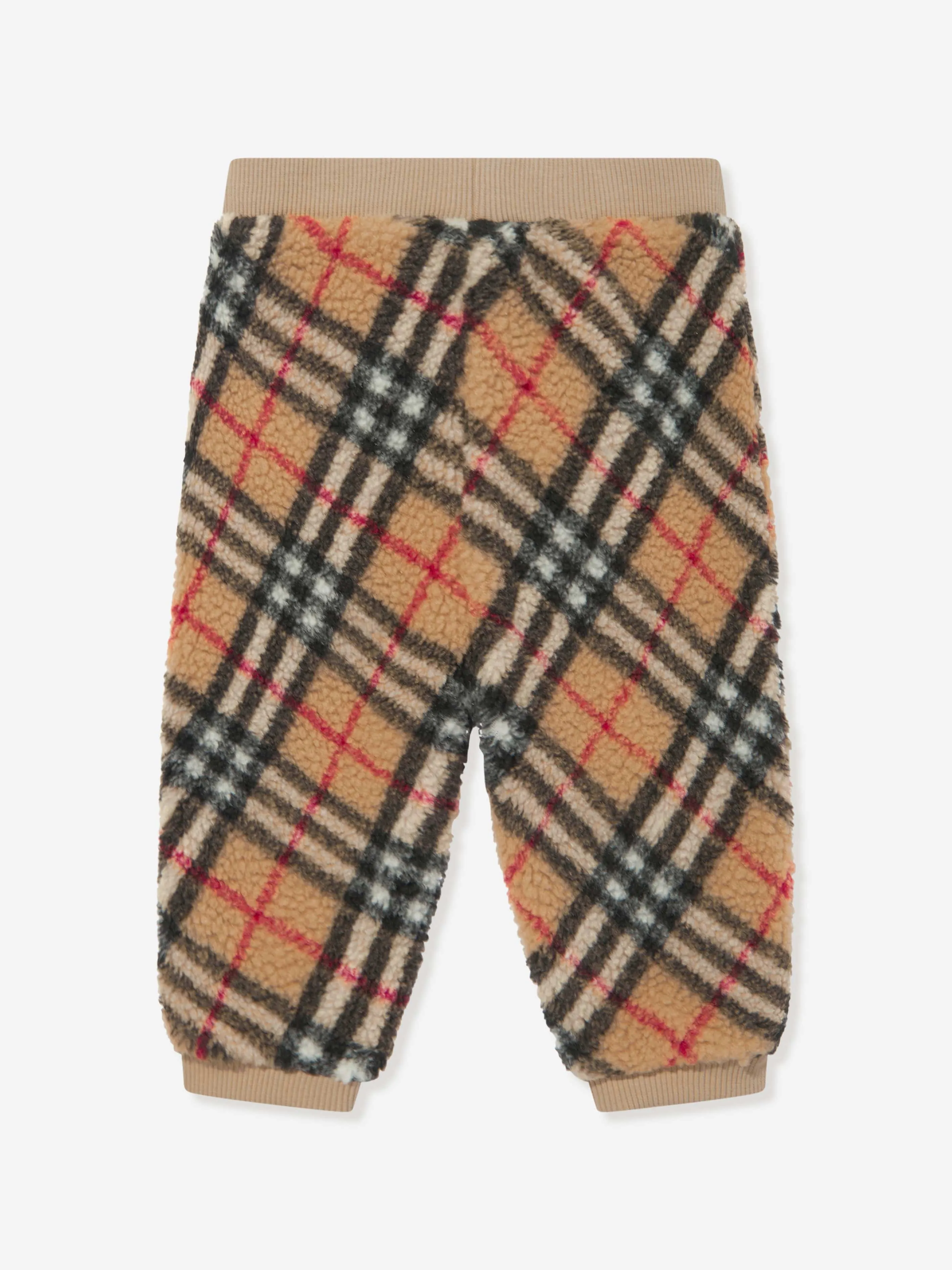 Baby Boys Archive Check Edgar Joggers in Beige