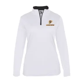 Badger/Ladies- 1/4 Zip Pullover w/Performance Fabric