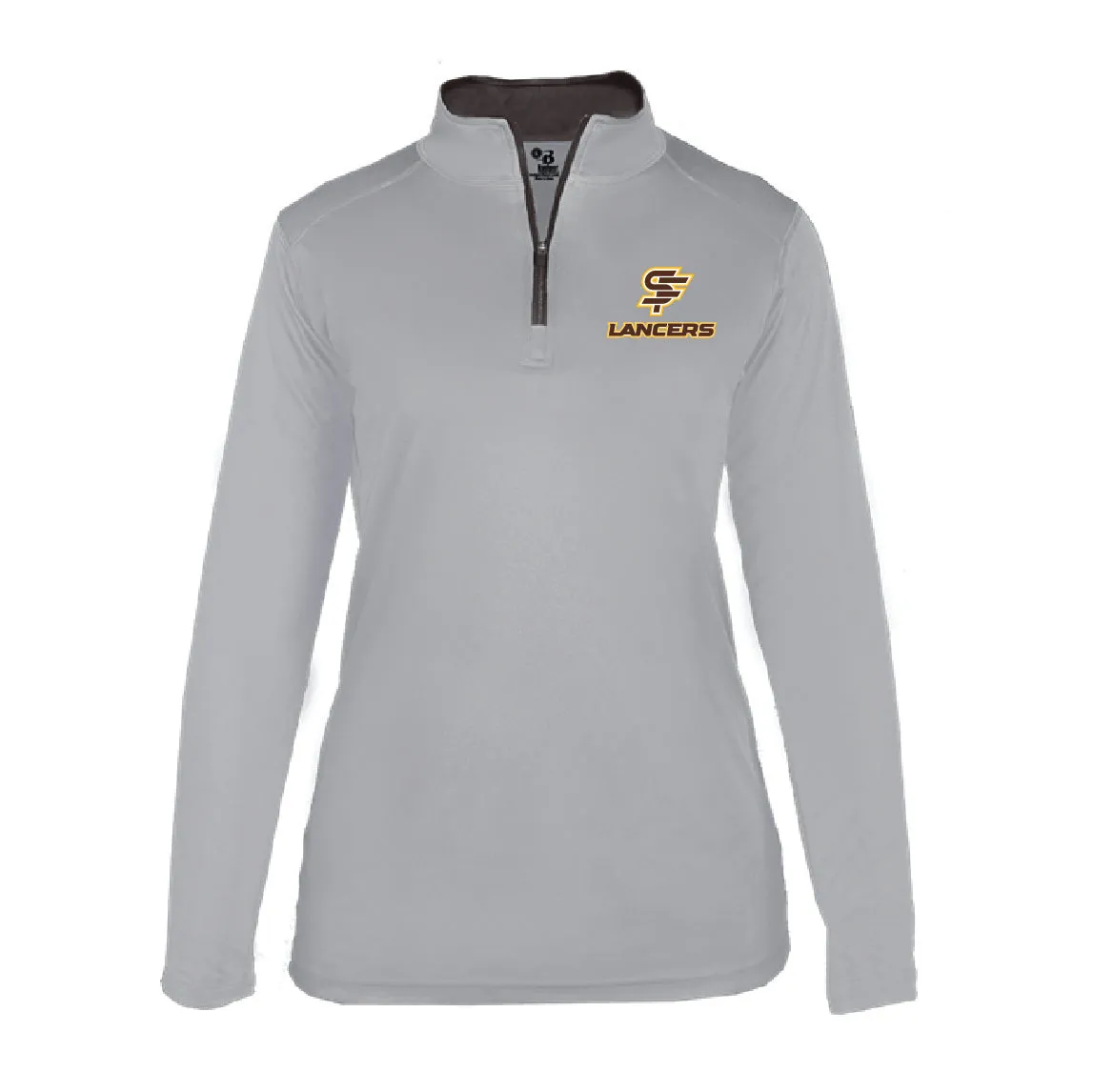 Badger/Ladies- 1/4 Zip Pullover w/Performance Fabric