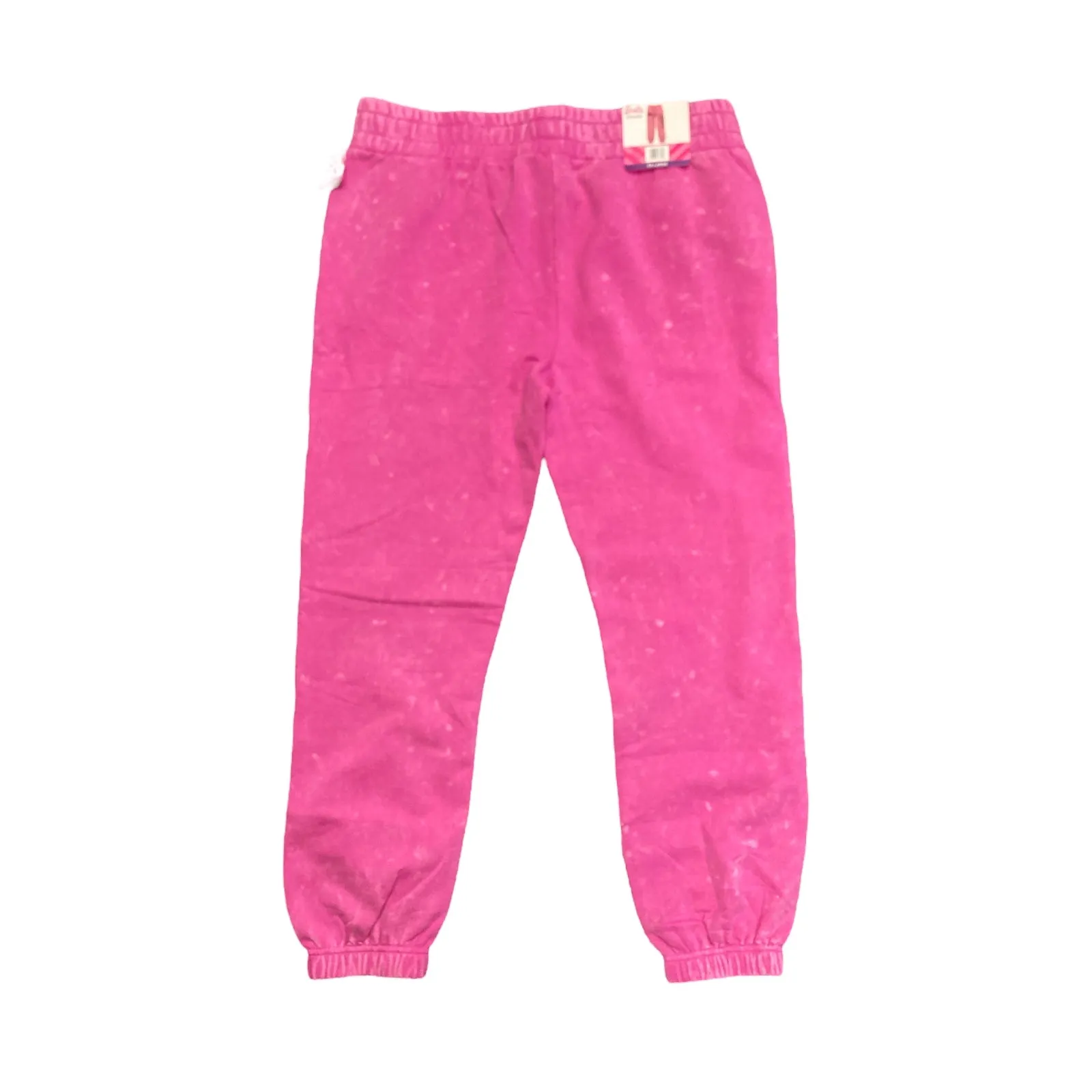 Barbie Women's Fleece Lined Drawstring Waist Washed Out Logo Jogger