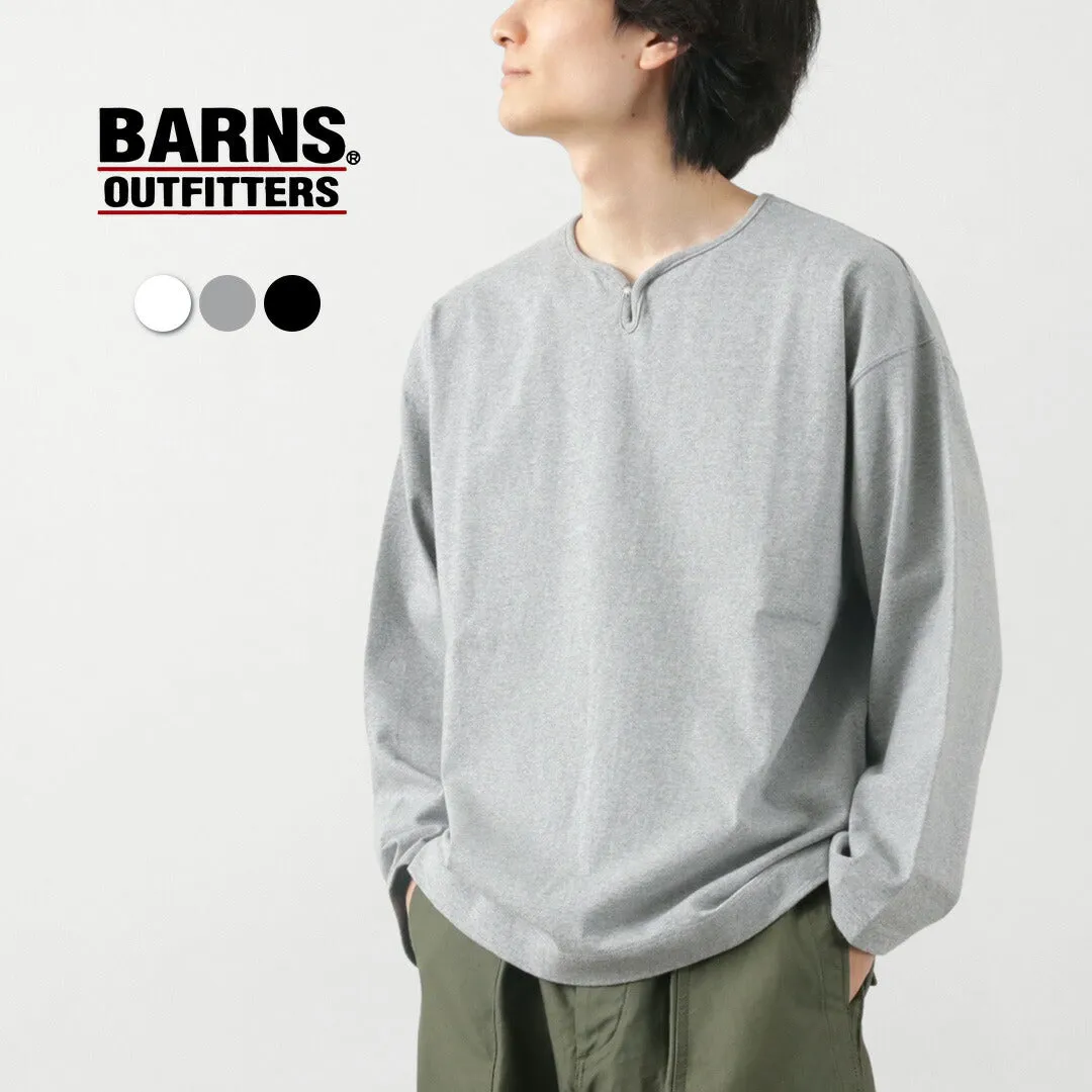 BARNS / Big Cozun knitiing Concho Long Sleeve T-Shirt