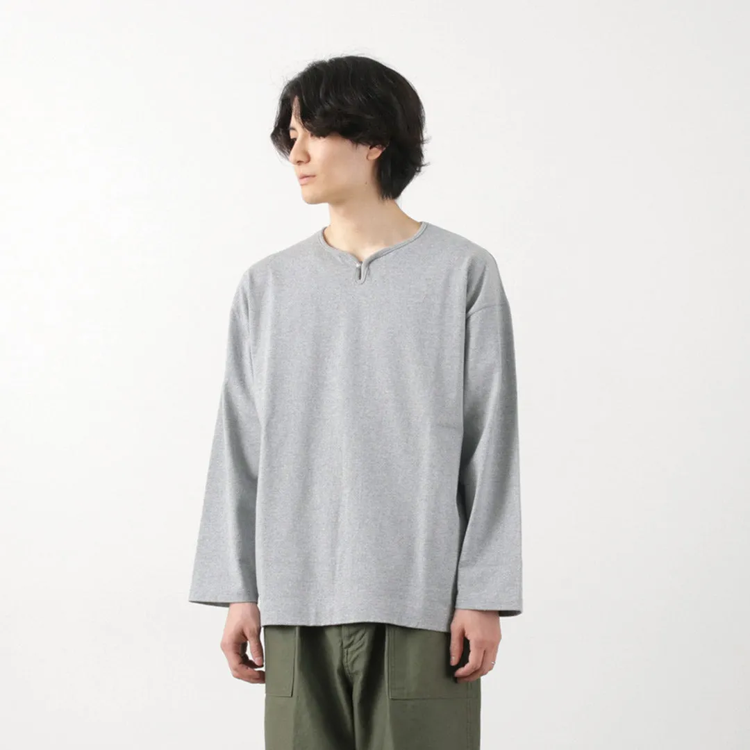 BARNS / Big Cozun knitiing Concho Long Sleeve T-Shirt