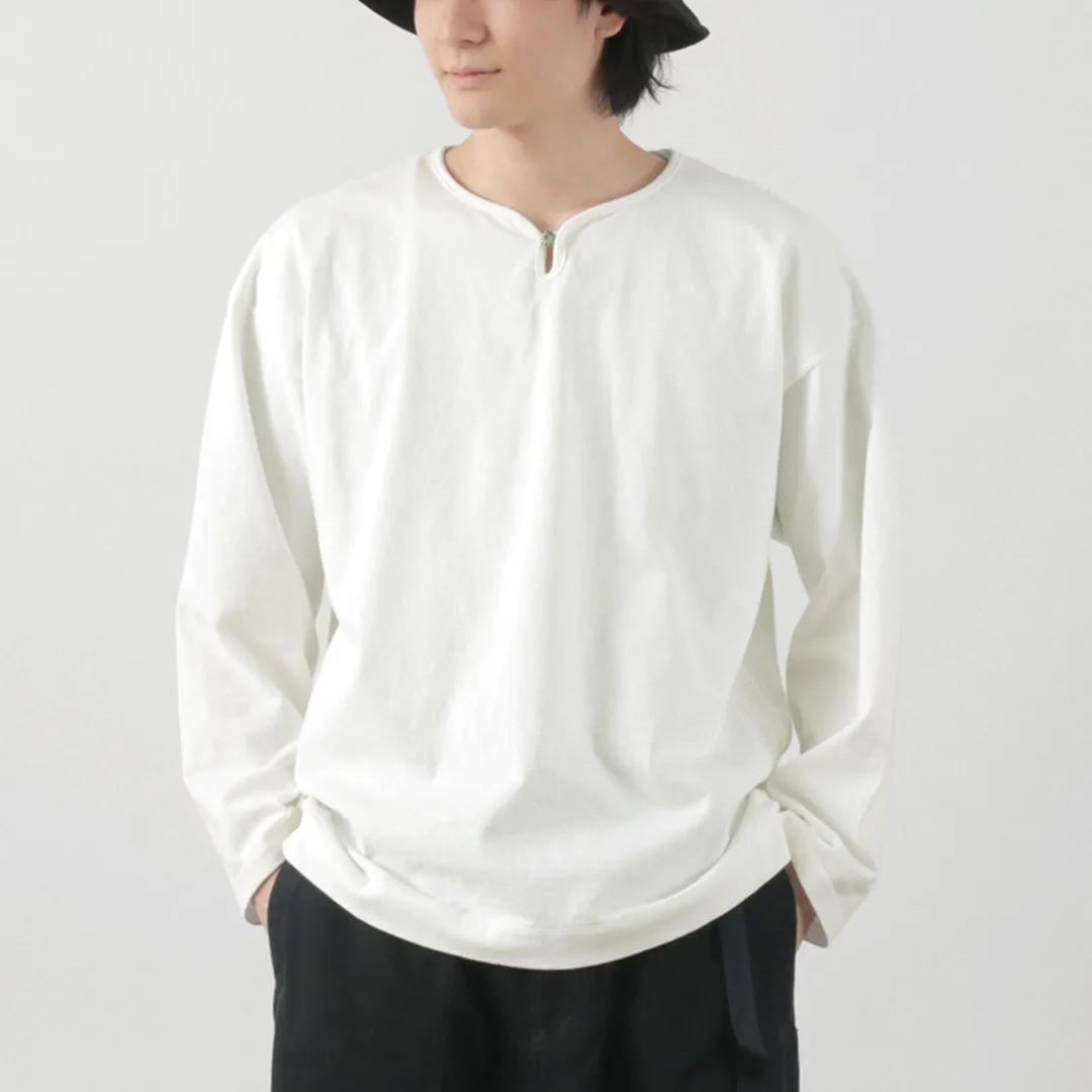 BARNS / Big Cozun knitiing Concho Long Sleeve T-Shirt