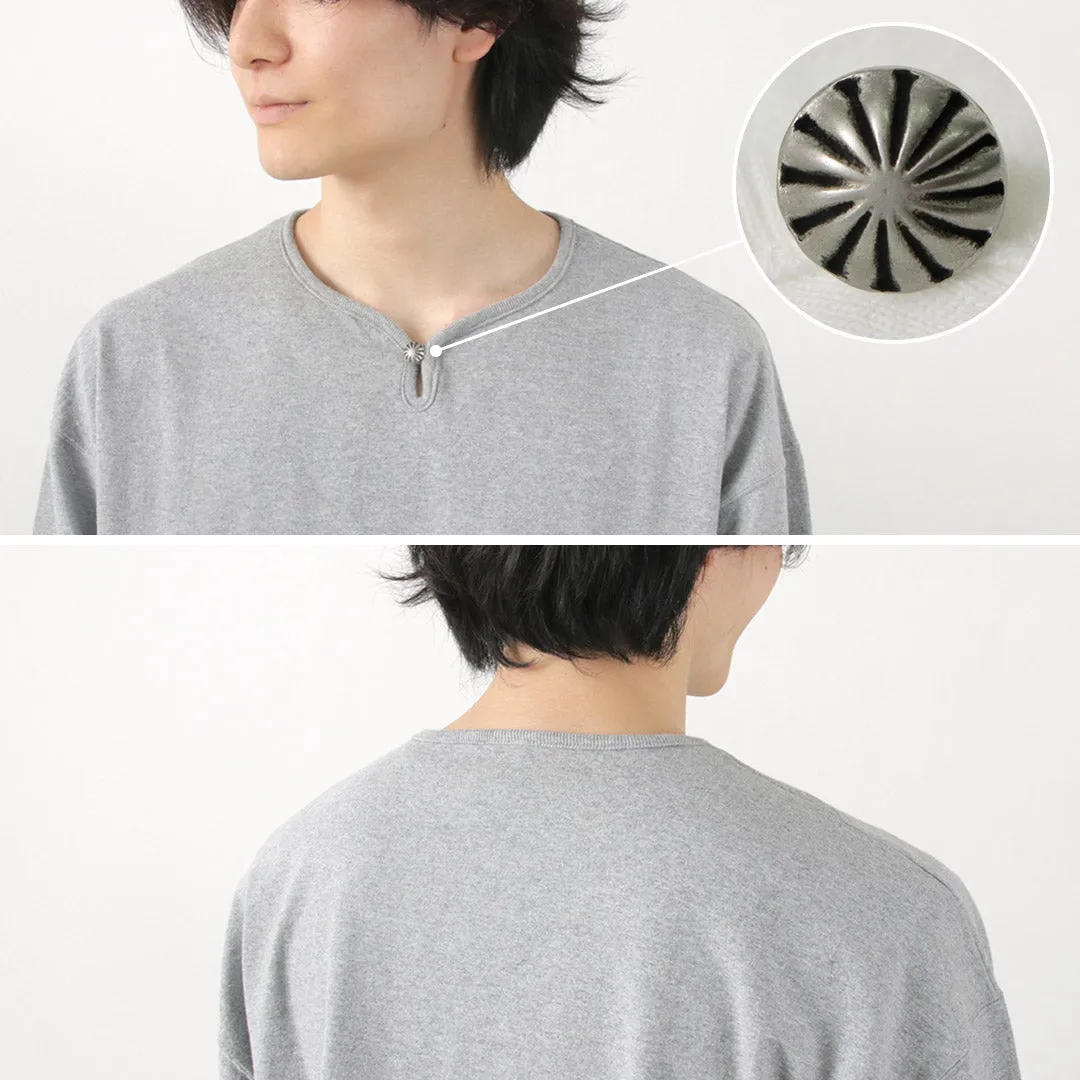 BARNS / Big Cozun knitiing Concho Long Sleeve T-Shirt