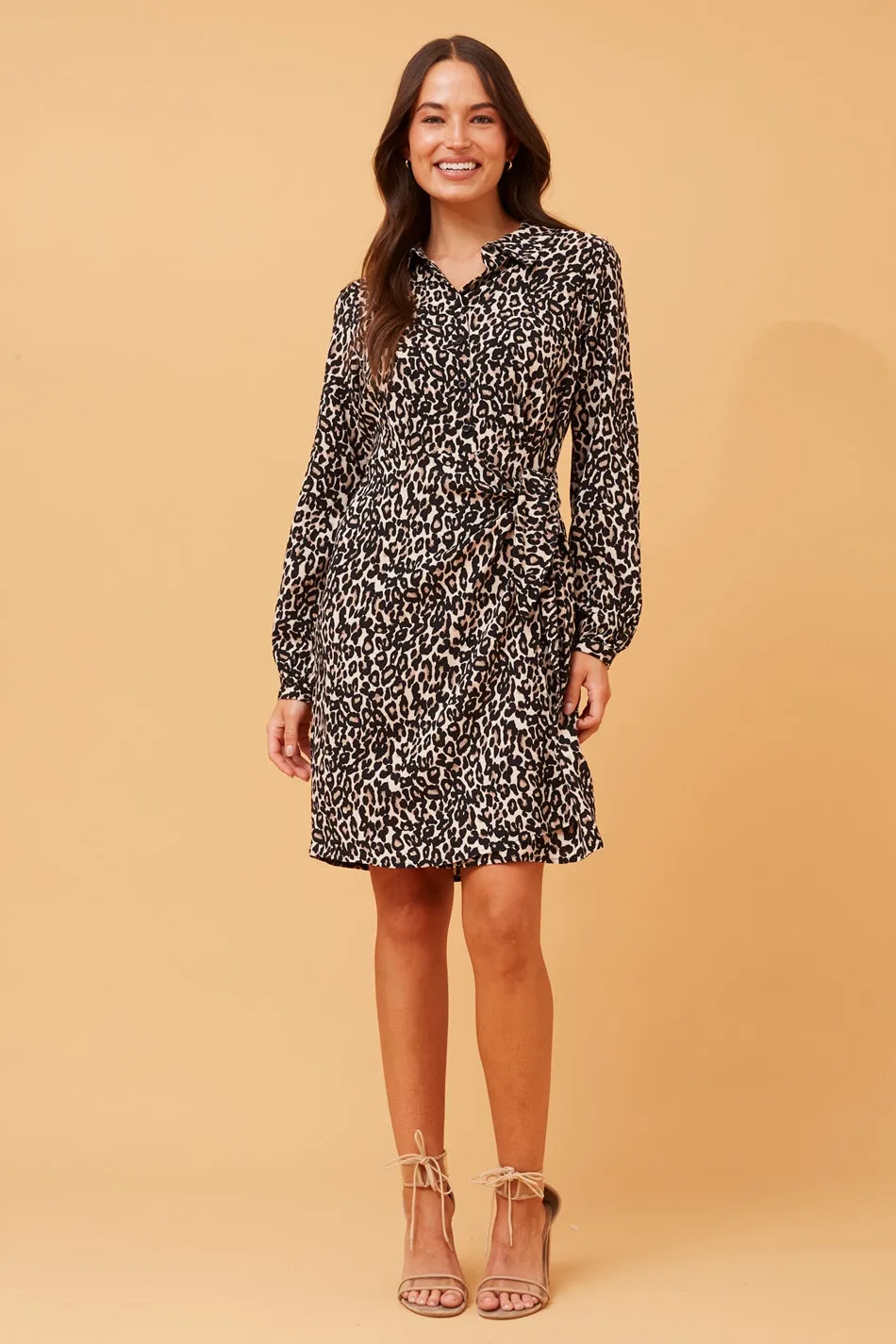 BASIA ANIMAL PRINT DRESS