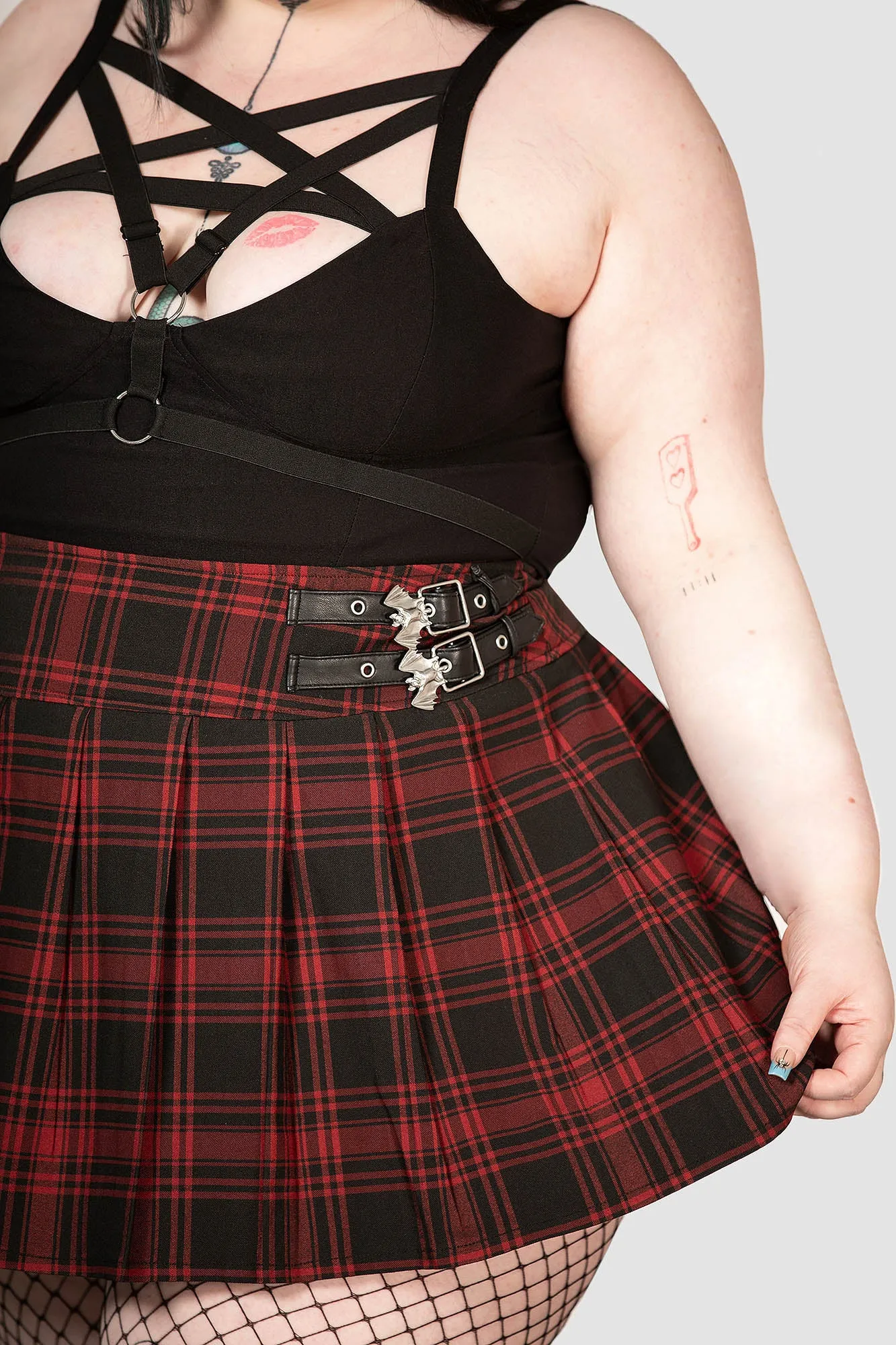 Bat Girl Skirt [TARTAN] [PLUS]