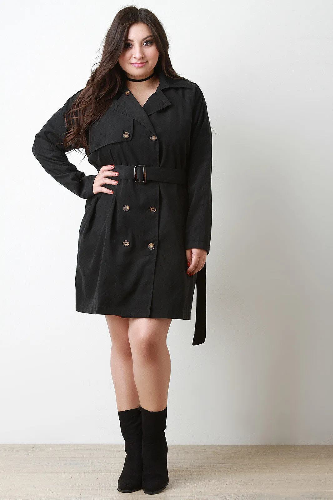 Belt Sash Lightweight Soft Trench Coat