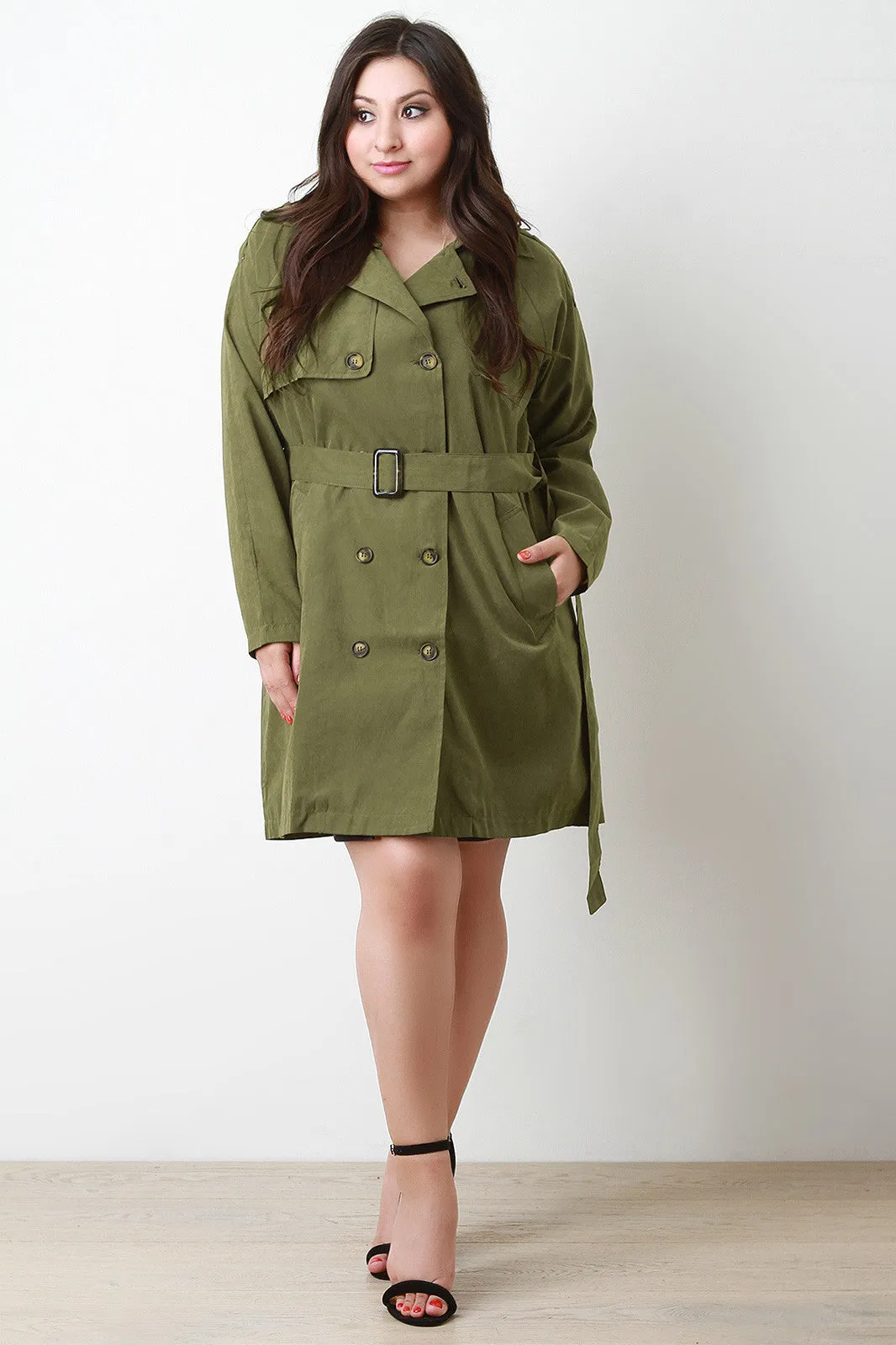 Belt Sash Lightweight Soft Trench Coat