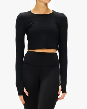 Beyond Yoga Powerbeyond Lite Cardio Cropped Pullover