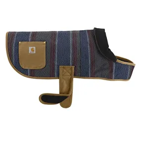 BG Carhartt Gear P0000468 Sherpa Insulated Dog Chore Coat - Medium - Shadow Blanket Stripe