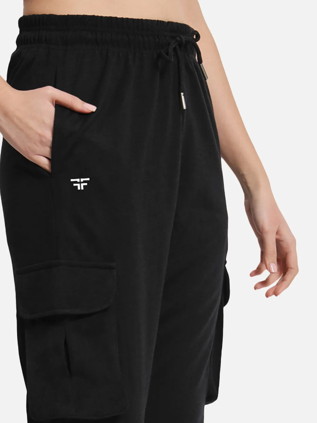 Black Joggers w/ Box Pockets