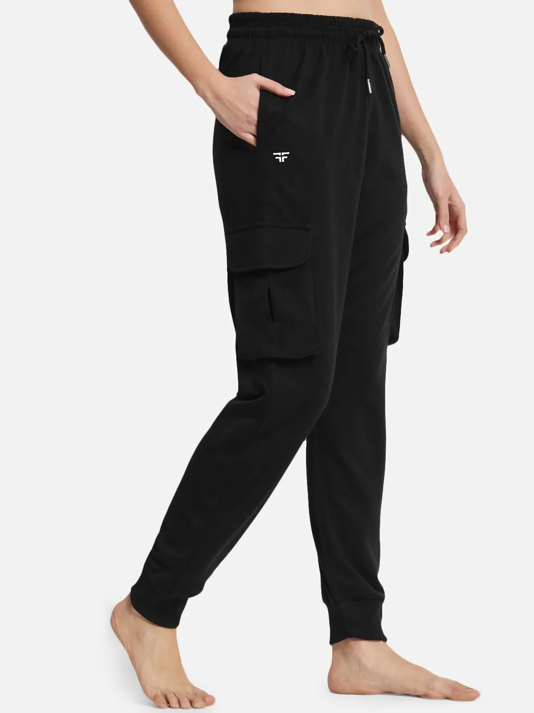 Black Joggers w/ Box Pockets