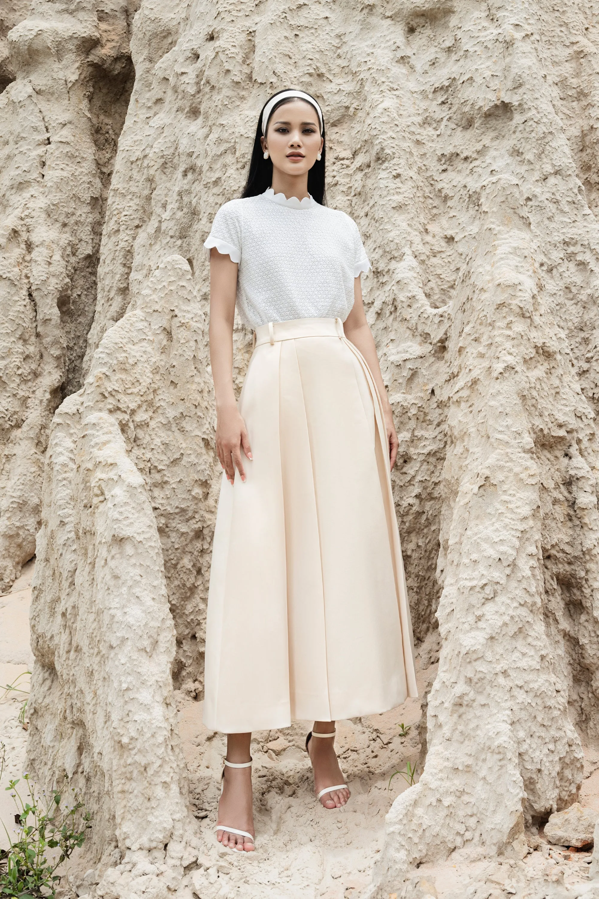 Branton Side Slit Skirt