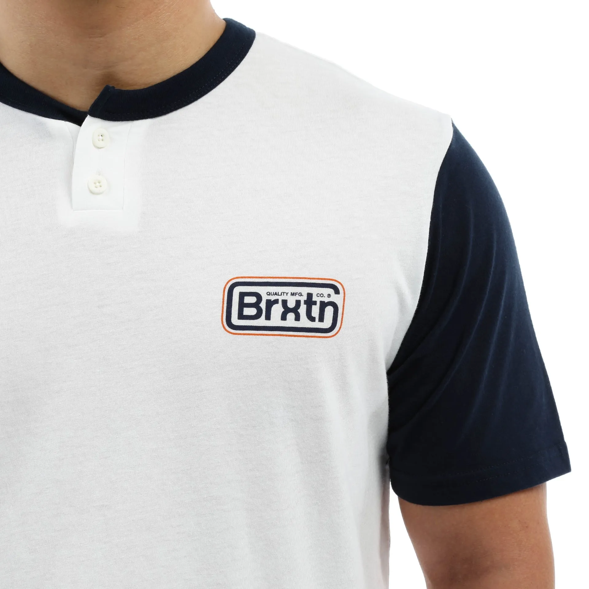 Brixton Springfield S/S Henley - Off White