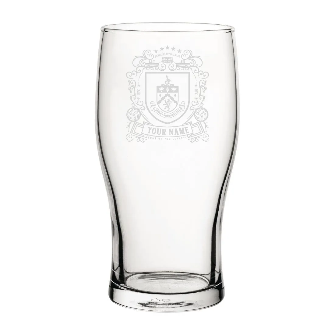 Burnley Coat Of Arms Custom Pint Glass