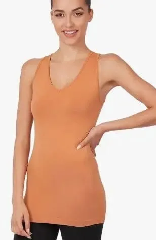 Butter Orange Seamless Tank Top