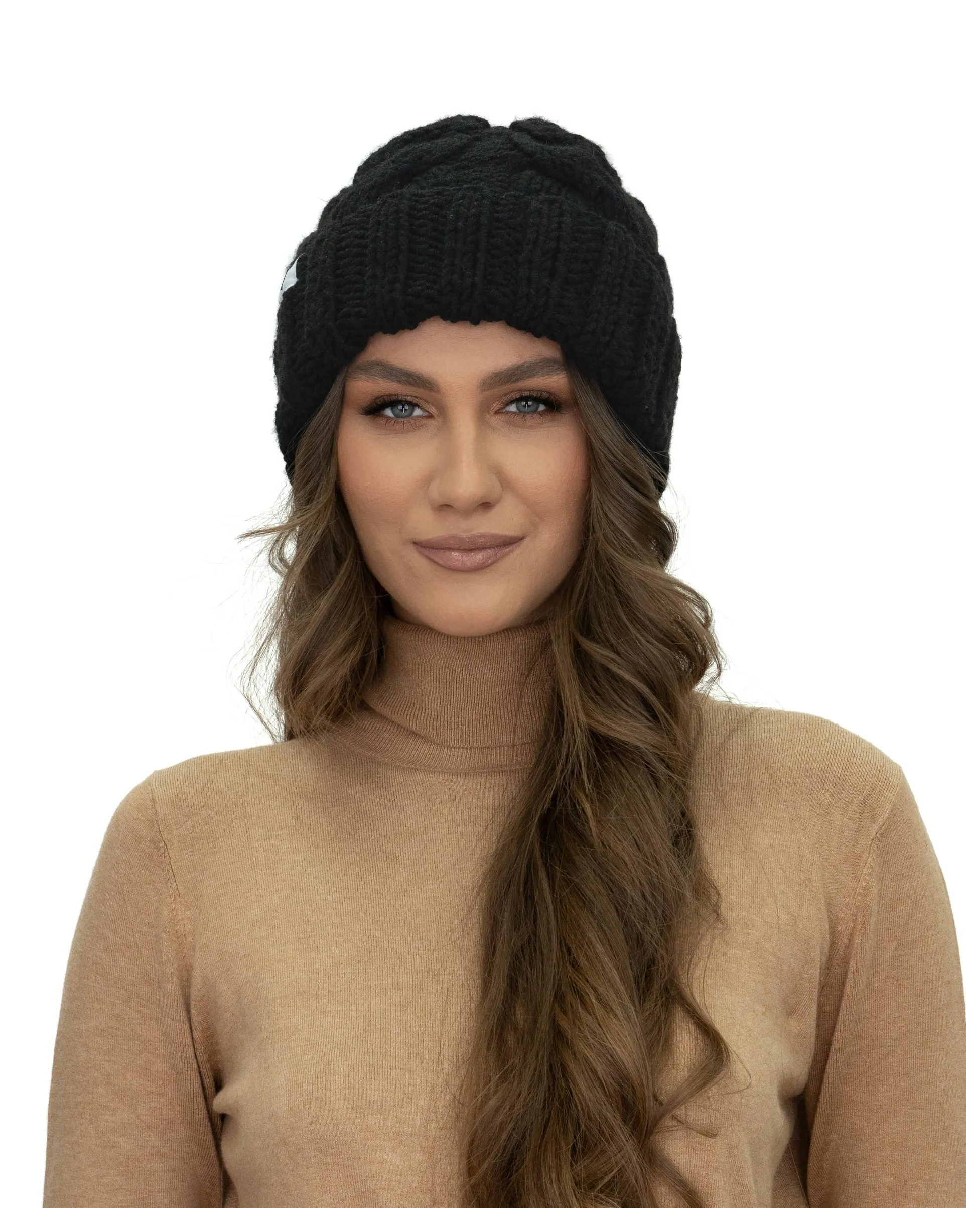 Cable Ribbed Beanie