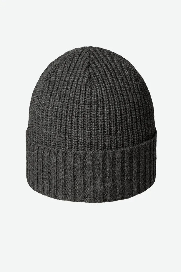 CANADA-MADE RECYCLED RIBBED BEANIE WITH CUFF