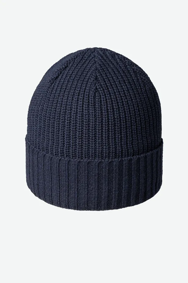 CANADA-MADE RECYCLED RIBBED BEANIE WITH CUFF