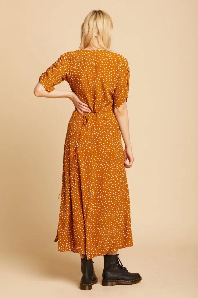 Caramel Chiara Midi Dress