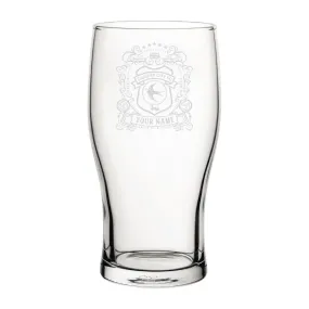 Cardiff Coat Of Arms Custom Pint Glass