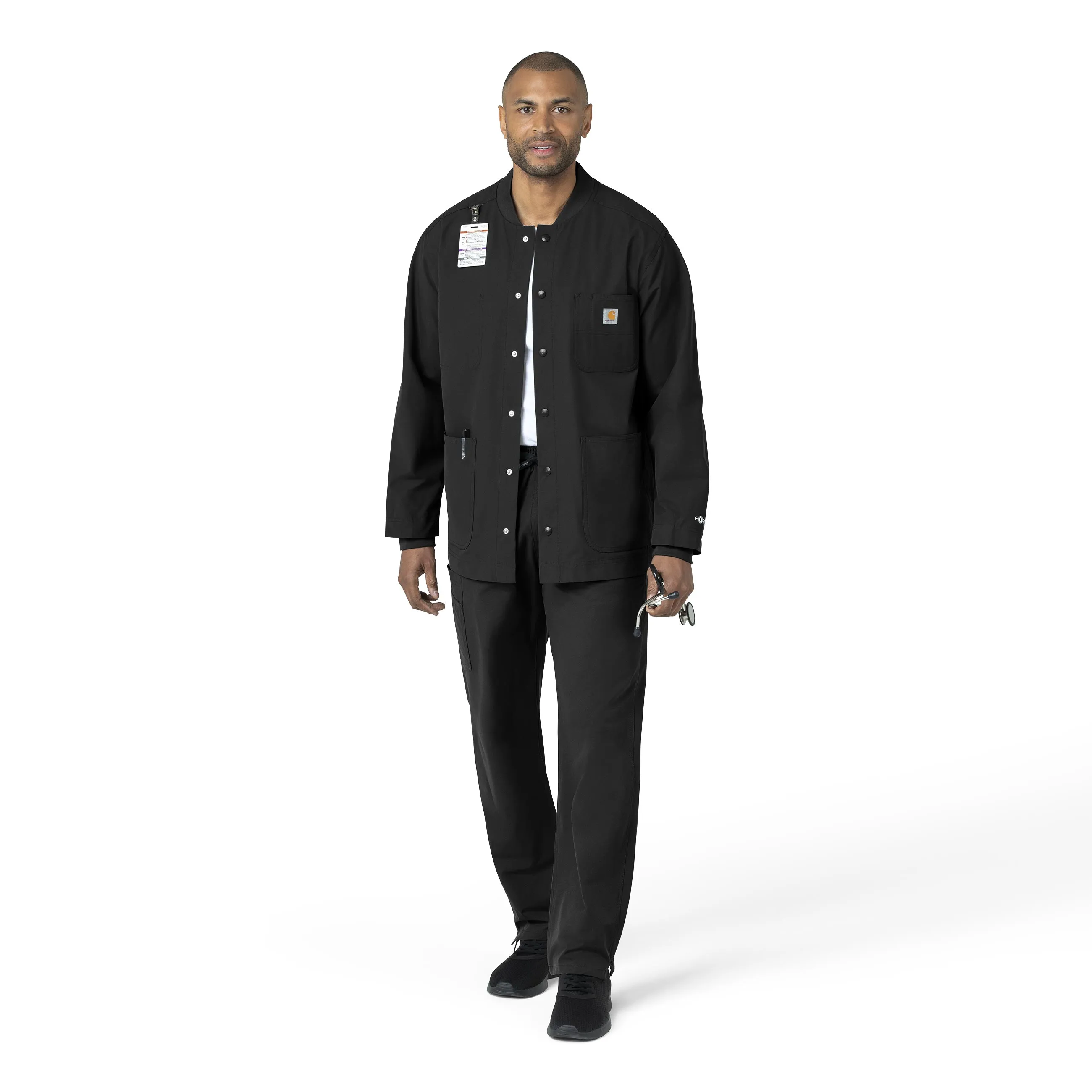 Carhartt Force Essentials Unisex Chore Coat - Black