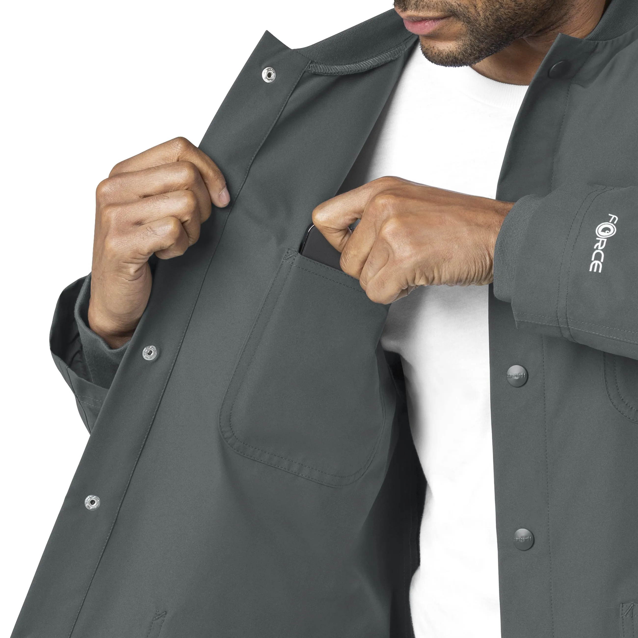 Carhartt Force Essentials Unisex Chore Coat - Pewter