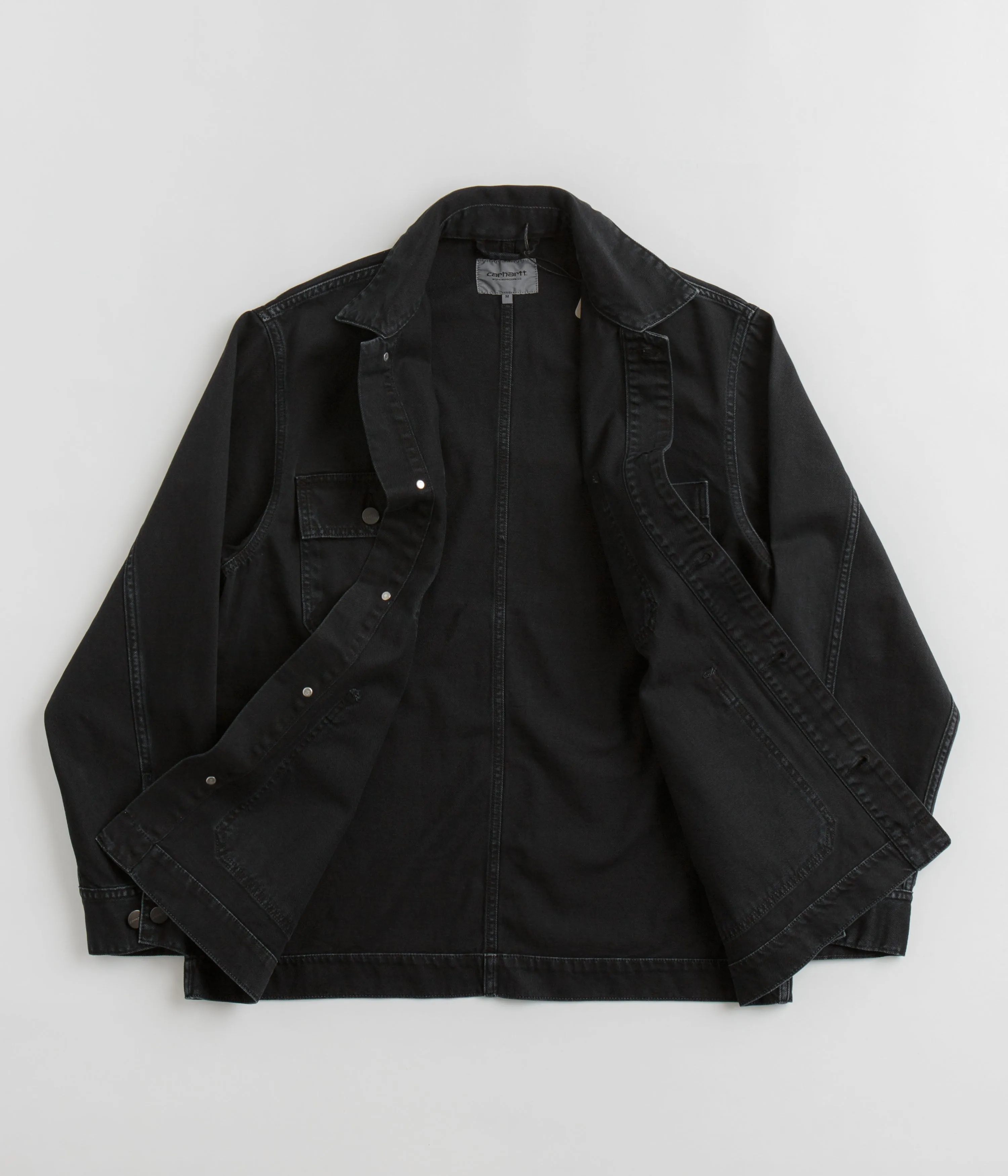 Carhartt Garrison Coat - Stone Dyed Black