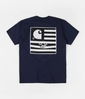 Carhartt Incognito T-Shirt - Blue / White / Black