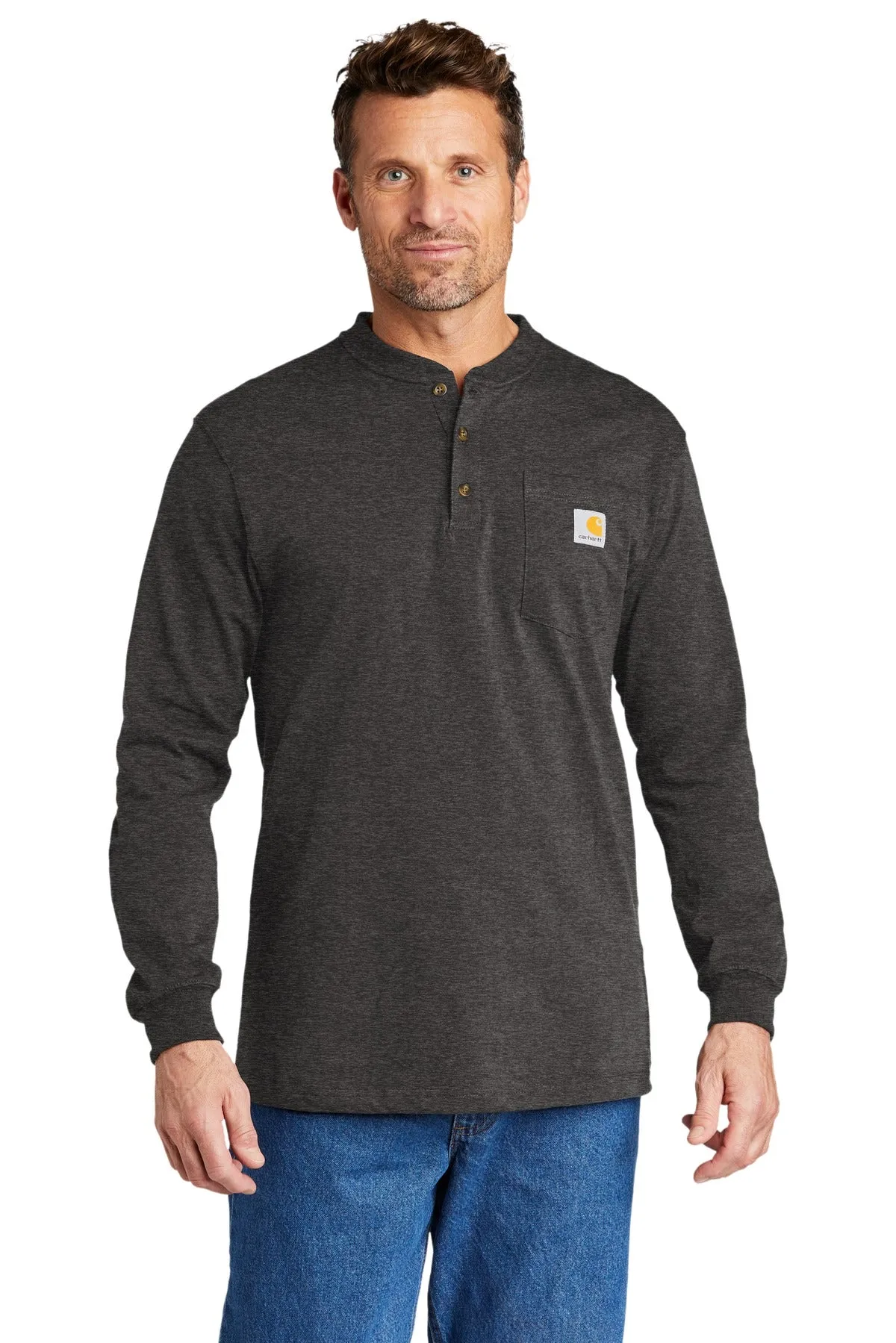 Carhartt® Long Sleeve Henley T-Shirt CTK128