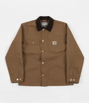 Carhartt Michigan Chore Coat - Hamilton Brown Rinsed