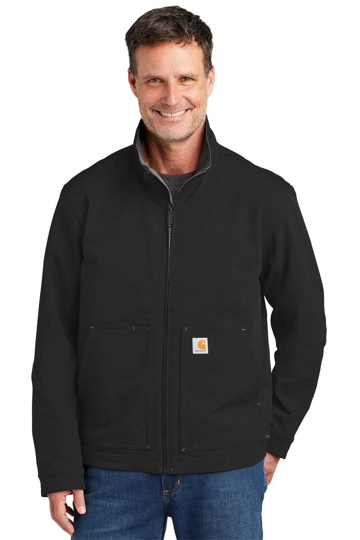 Carhartt Super Dux Branded Soft Shell Jackets, Black