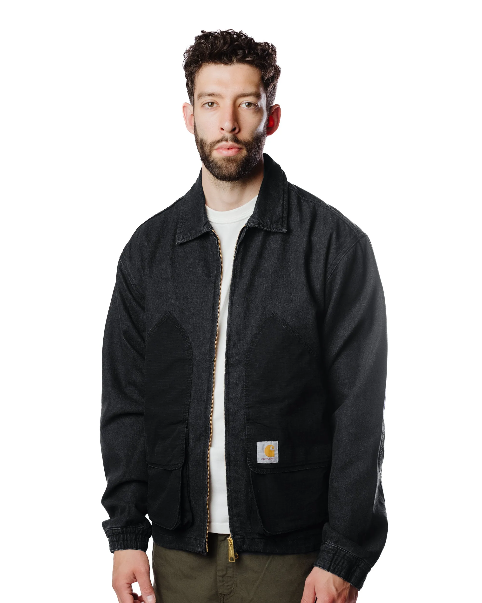 Carhartt W.I.P. Alma Jacket Black Stone Washed