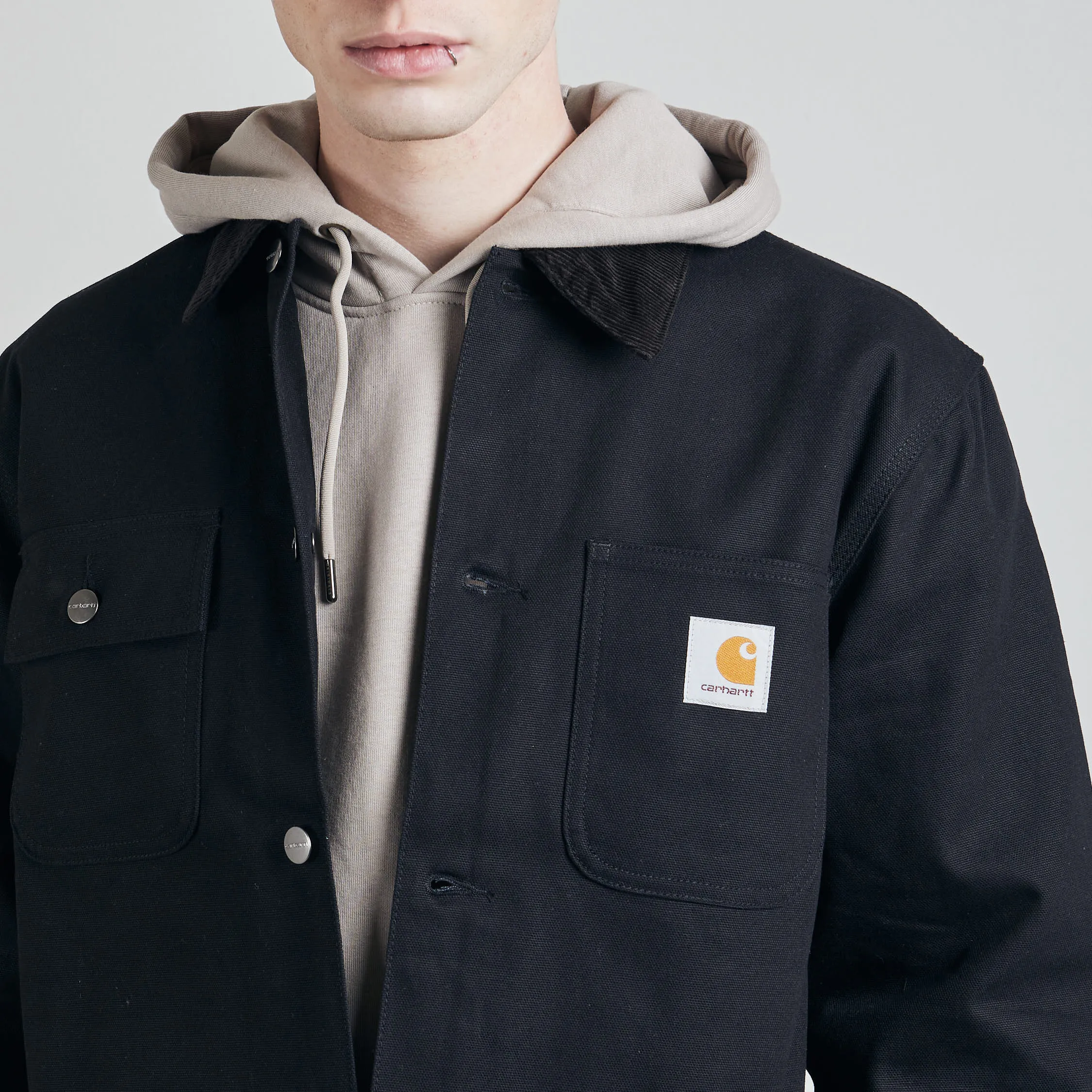 Carhartt Wip Michigan Coat Nero Uomo