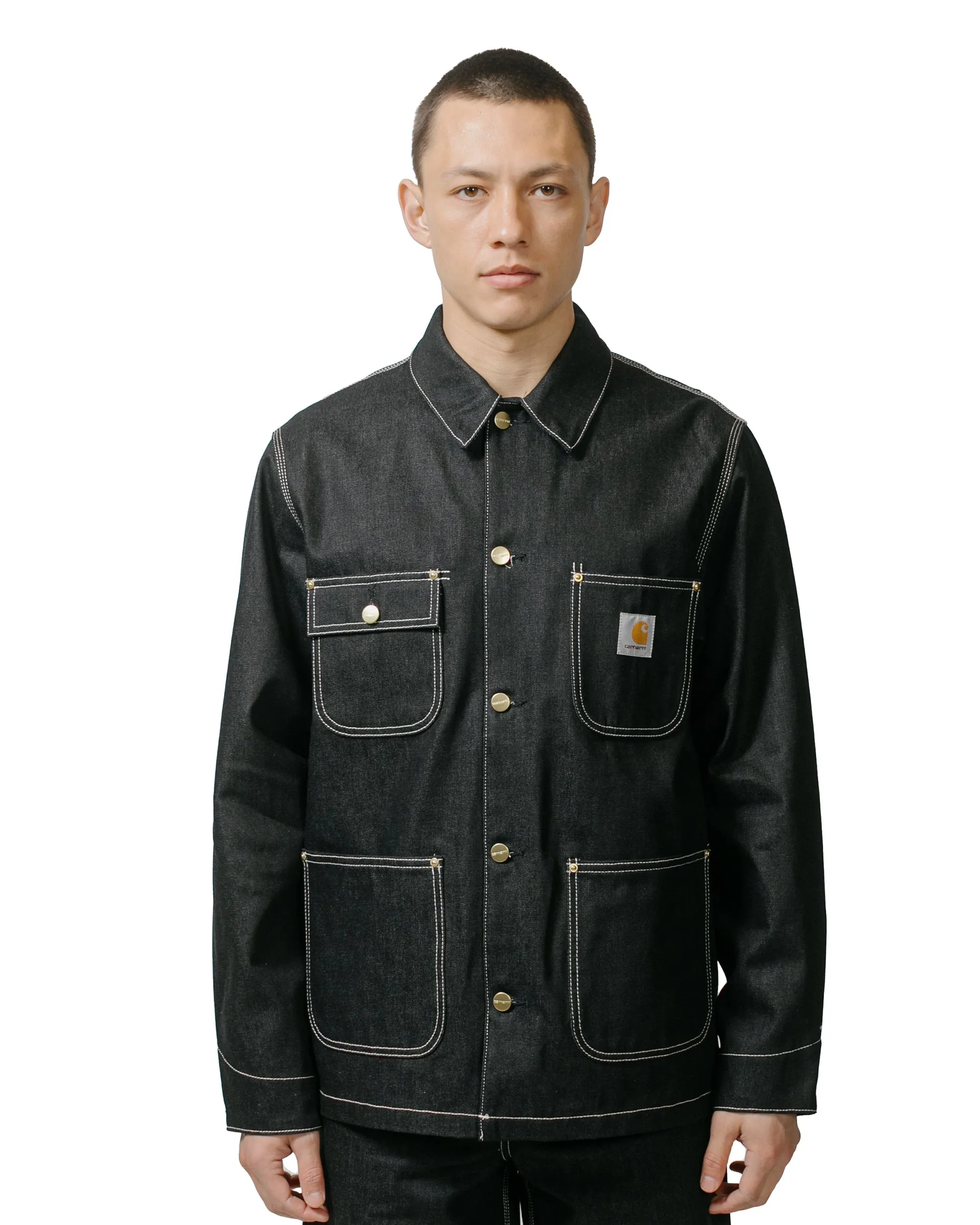 Carhartt W.I.P. OG Chore Coat Denim Black Rigid