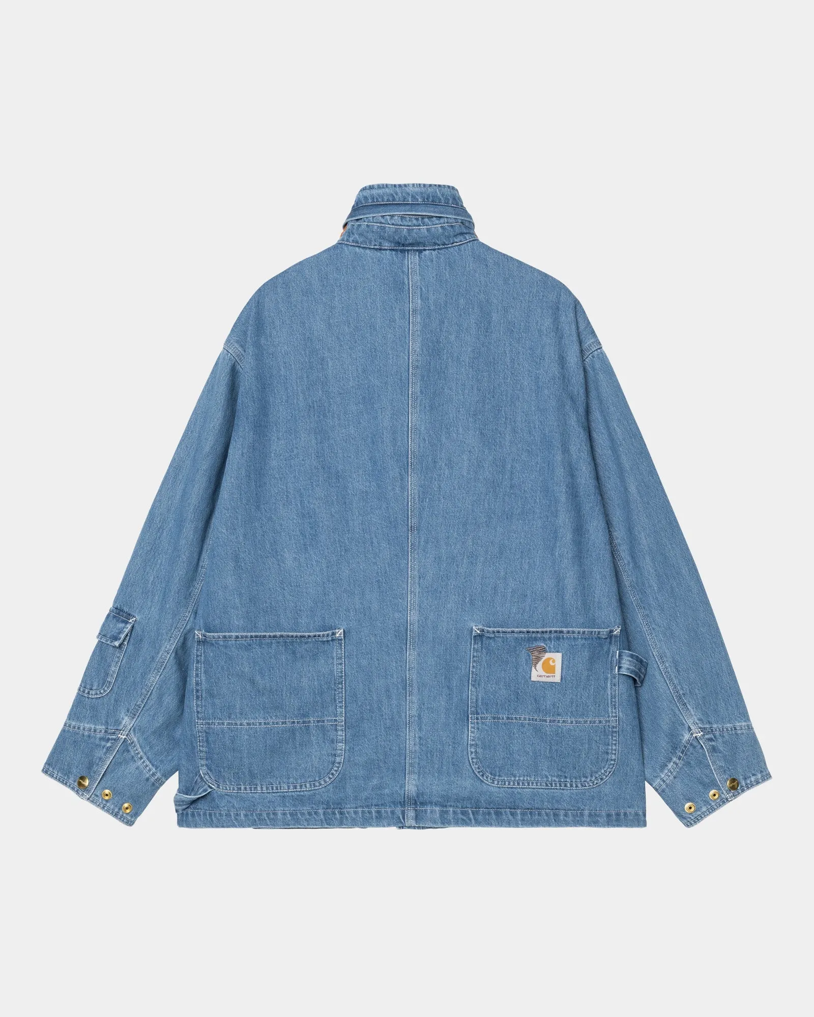 Carhartt WIP x INVINCIBLE Denim Chore Coat Max | Blue (stone washed)