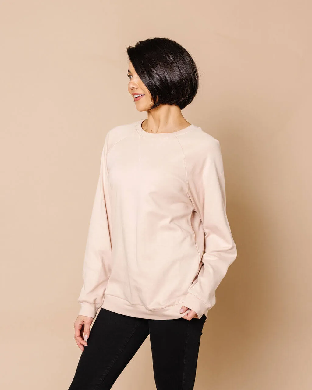 Carley Raglan Sleeve Sweatshirt | S-3XL