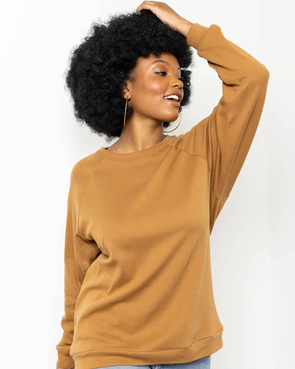 Carley Raglan Sleeve Sweatshirt | S-3XL