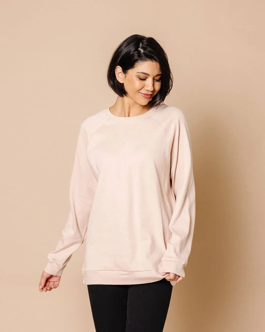 Carley Raglan Sleeve Sweatshirt | S-3XL